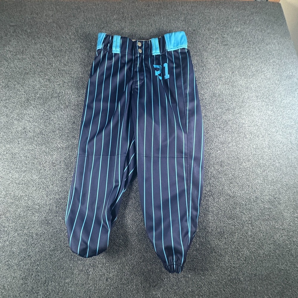 Prolook‎ Tampa Bay Rays Baseball Knicker Pants Mens 26x20 Blue Pinstriped #21